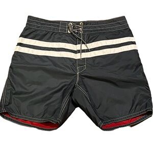 Birdwell Black and White Board Shorts
